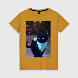 Бездомный бог кот Ято – Женская футболка хлопок с принтом купить со скидкой в -20%