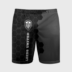 Leeds United sport на темном фоне по-вертикали – Мужские шорты спортивные с принтом купить