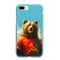 Медведь с гербом СССР – Чехол для iPhone 7Plus/8 Plus матовый с принтом купить