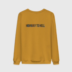 Highway to hell – Мужской свитшот хлопок с принтом купить со скидкой в -13%