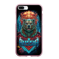 Суровый русский  медведь – Чехол для iPhone 7Plus/8 Plus матовый с принтом купить