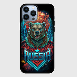 Суровый русский  медведь – Чехол для iPhone 13 Pro Max с принтом купить