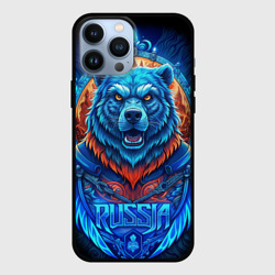 Ледяной  белый русский медведь – Чехол для iPhone 13 Pro Max с принтом купить
