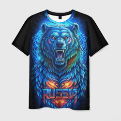 Ледяной  белый русский  медведь – Мужская футболка 3D с принтом купить со скидкой в -26%