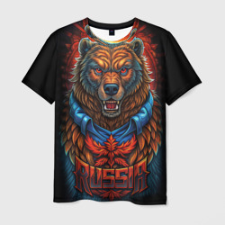 Военный русский медведь – Мужская футболка 3D с принтом купить со скидкой в -26%