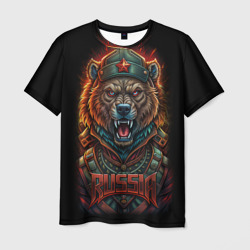 Русский медведь солдат – Мужская футболка 3D с принтом купить со скидкой в -26%