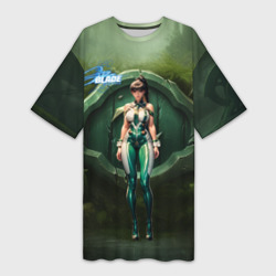 Stellar Blade Eve girl – Платье-футболка 3D с принтом купить