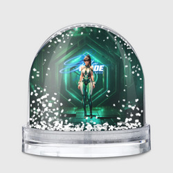 Игрушка Снежный шар Stellar Blade Eve космический зеленый