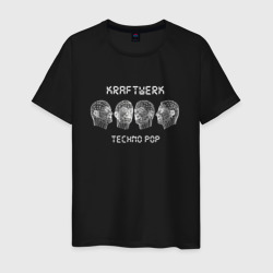 Kraftwerk - Techno Pop – Мужская футболка хлопок с принтом купить со скидкой в -20%