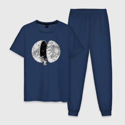 Планета космоса – Мужская пижама хлопок с принтом купить со скидкой в -10%