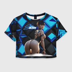 Женская футболка Crop-top 3D Stellar Blade Eve пышные формы