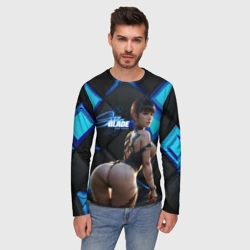 Мужской лонгслив 3D Stellar Blade Eve пышные формы - фото 2