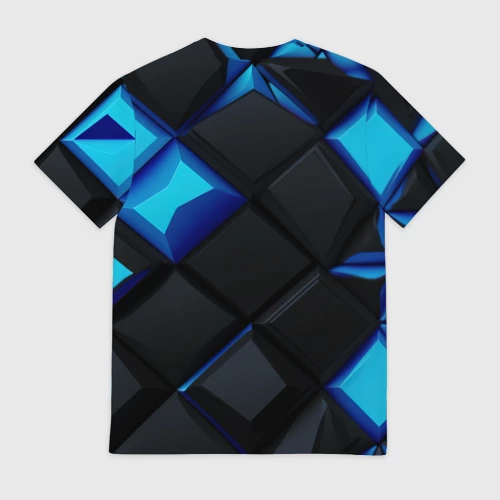 Мужская футболка 3D с принтом Stellar Blade Eve пышные формы, вид сзади #1