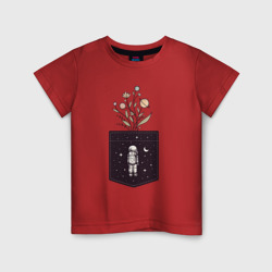 Космический карман – Детская футболка хлопок с принтом купить со скидкой в -20%