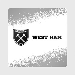 West Ham sport на светлом фоне по-горизонтали – Магнит виниловый Квадрат с принтом купить