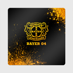 Bayer 04 - gold gradient – Магнит виниловый Квадрат с принтом купить