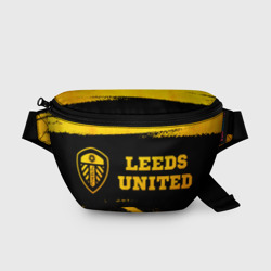 Leeds United - gold gradient по-горизонтали – Поясная сумка 3D с принтом купить