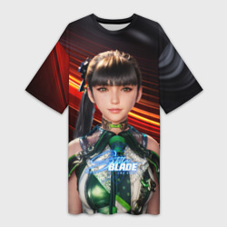 Stellar Blade Eve dark – Платье-футболка 3D с принтом купить