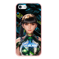 Stellar Blade Eve green texture – Чехол для iPhone 5/5S матовый с принтом купить