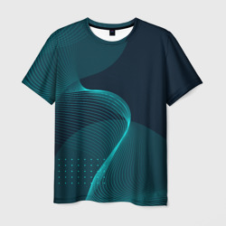 Извилистые линии трансформации – Мужская футболка 3D с принтом купить со скидкой в -26%