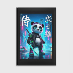 Panda samurai - bushido ai art – Ежедневник с принтом купить