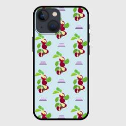 Инжир и линии – Чехол для iPhone 13 mini с принтом купить