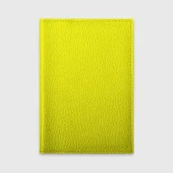 Обложка для автодокументов Яркий желтый