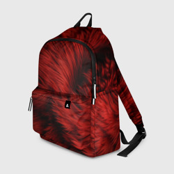 Красная шерсть – Рюкзак 3D с принтом купить
