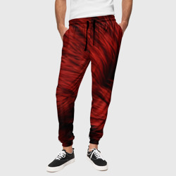 Красная шерсть – Мужские брюки 3D с принтом купить