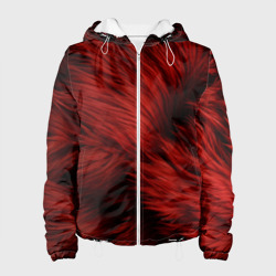 Красная шерсть – Женская куртка 3D с принтом купить со скидкой в -10%