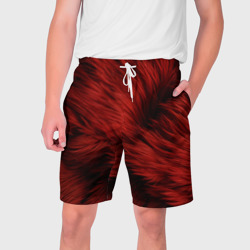 Красная шерсть – Мужские шорты 3D с принтом купить