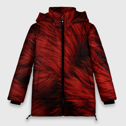 Красная шерсть – Женская зимняя куртка Oversize с принтом купить