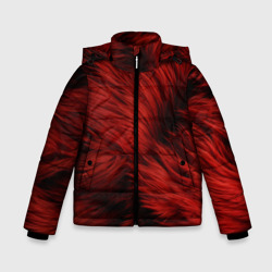 Красная шерсть – Зимняя куртка для мальчиков 3D с принтом купить