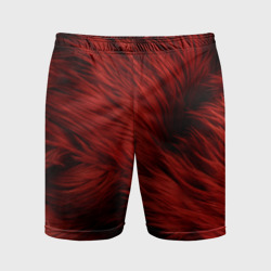 Красная шерсть – Мужские шорты спортивные с принтом купить