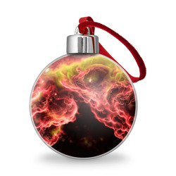 Адское пламя инферно - inferno flame – Ёлочный шар с принтом купить