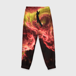 Адское пламя инферно - inferno flame – Детские брюки 3D с принтом купить