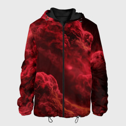 Красный густой дым инферно - inferno red – Мужская куртка 3D с принтом купить со скидкой в -10%