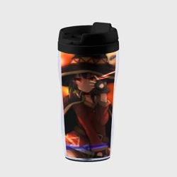 Термокружка-непроливайка Konosuba Мэгумин cute