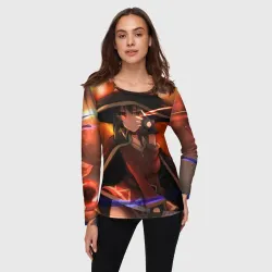 Женский лонгслив 3D Konosuba Мэгумин cute - фото 2