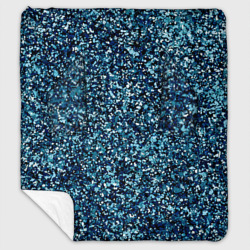 Синий пёстрый текстурированный – Плед с рукавами с принтом купить