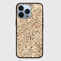 Светлый коричневый текстурированный под камень  – Чехол для iPhone 13 Pro с принтом купить
