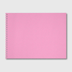 Розовый паттерн сеточка – Альбом для рисования с принтом купить со скидкой в -45%