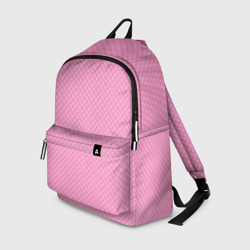 Розовый паттерн сеточка – Рюкзак 3D с принтом купить