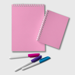 Розовый паттерн сеточка – Блокнот с принтом купить