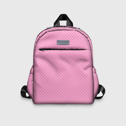 Розовый паттерн сеточка – Детский рюкзак 3D с принтом купить со скидкой в -33%