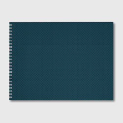Тёмный сине-зелёный паттерн сеточка – Альбом для рисования с принтом купить со скидкой в -45%