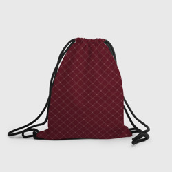 Тёмный красный паттерн сетка – Рюкзак-мешок 3D с принтом купить со скидкой в -25%