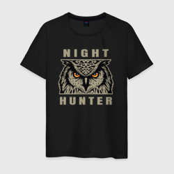 Night hunter – Мужская футболка хлопок с принтом купить со скидкой в -20%