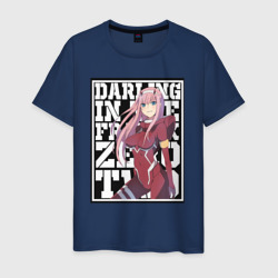 Darling in the FranXX zero  – Мужская футболка хлопок с принтом купить со скидкой в -20%