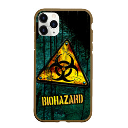 Biohazard yellow sign  – Чехол для iPhone 11 Pro матовый с принтом купить